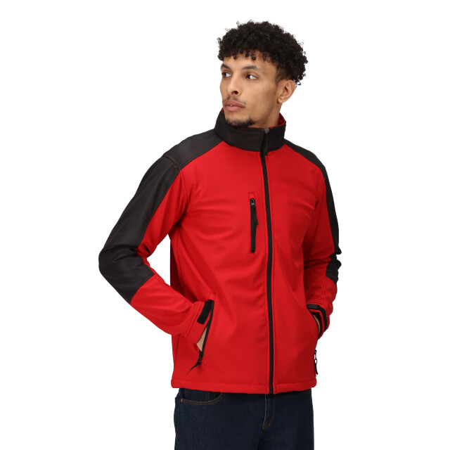 Regatta Heren hydroforce 3-laags membraan waterdichte ademende softshell-jassen UTRG1629_classicredblack large