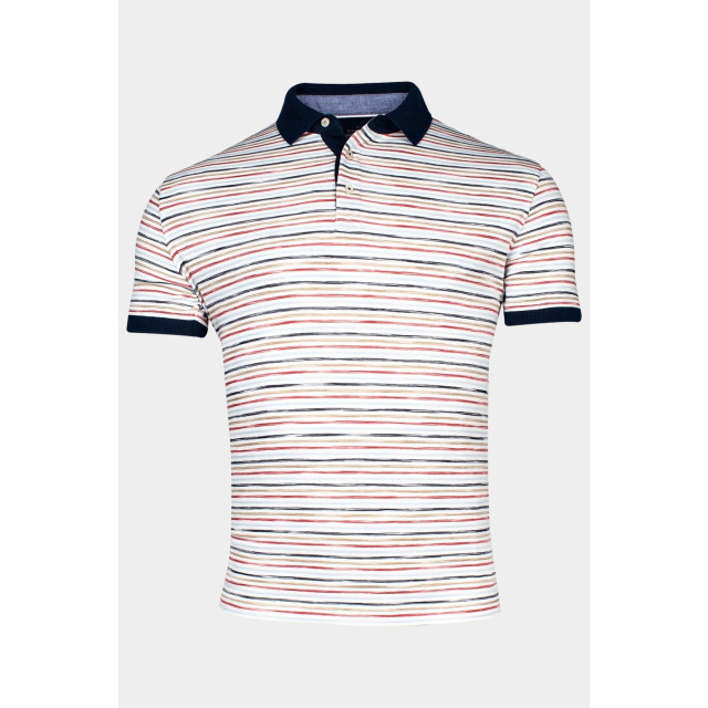 Baileys Polo korte mouw poloshirt space dye stripe 415203/31 181209 large