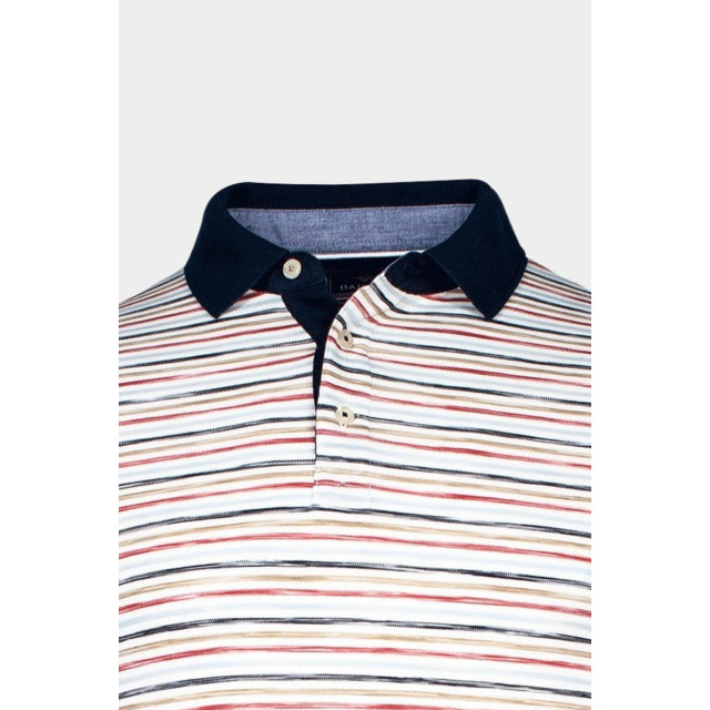 Baileys Polo korte mouw poloshirt space dye stripe 415203/31 181209 large