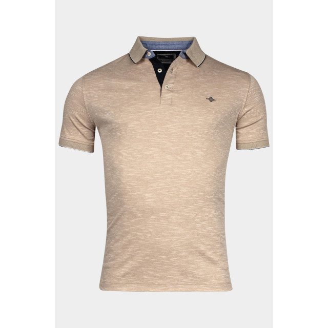 Baileys Polo korte mouw poloshirt 2-tone slub interloc 415212/83 181212 large