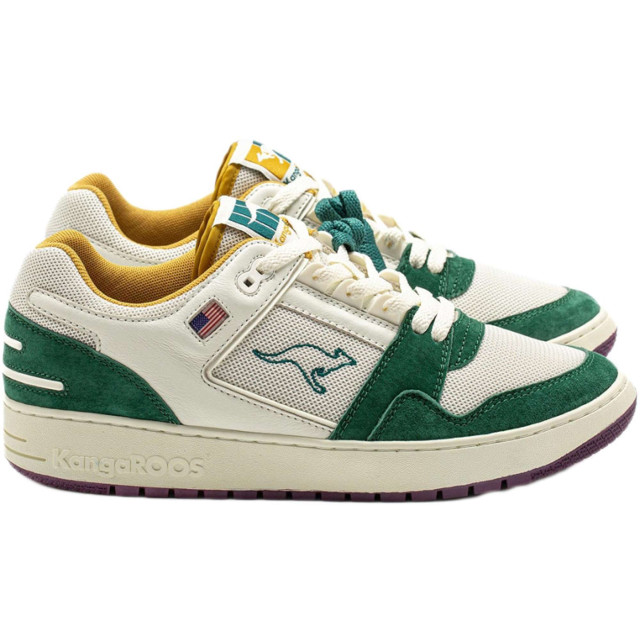 Kangaroos Hot shot lo varsity evergreen cream 602007-000-8602 large