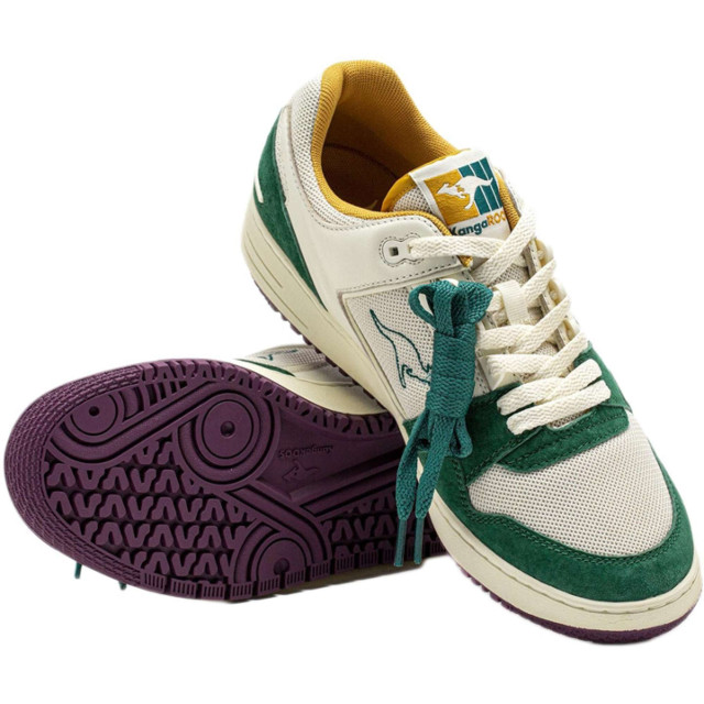 Kangaroos Hot shot lo varsity evergreen cream 602007-000-8602 large