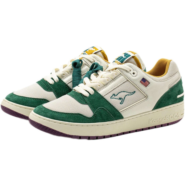 Kangaroos Hot shot lo varsity evergreen cream 602007-000-8602 large