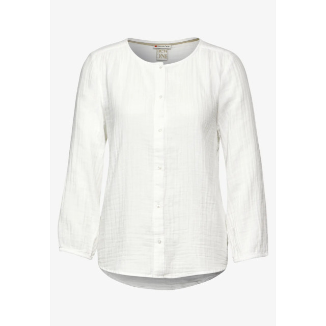Street One a344488 muslin solid buttoned roundnec A344488 large
