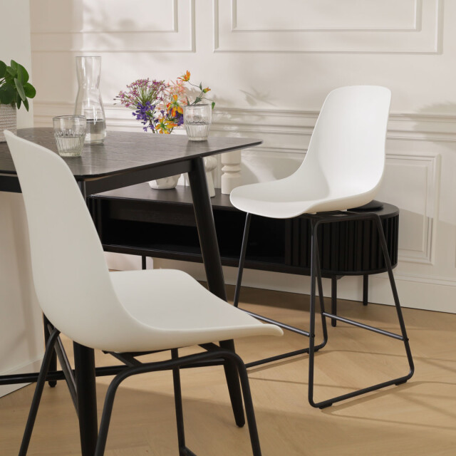 Nolon Nino-pip barkruk zwart onderstel 65 cm 2027490 large