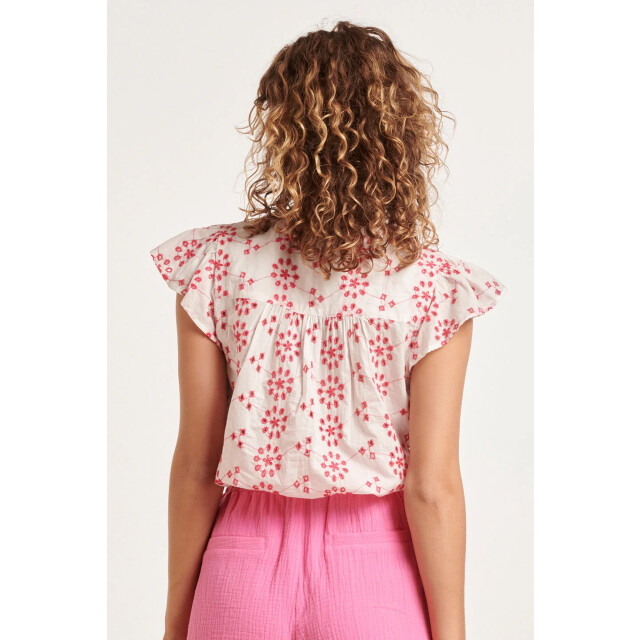 Smashed Lemon 24380 dames top met brie anglaisfel | 24380-000-445 large