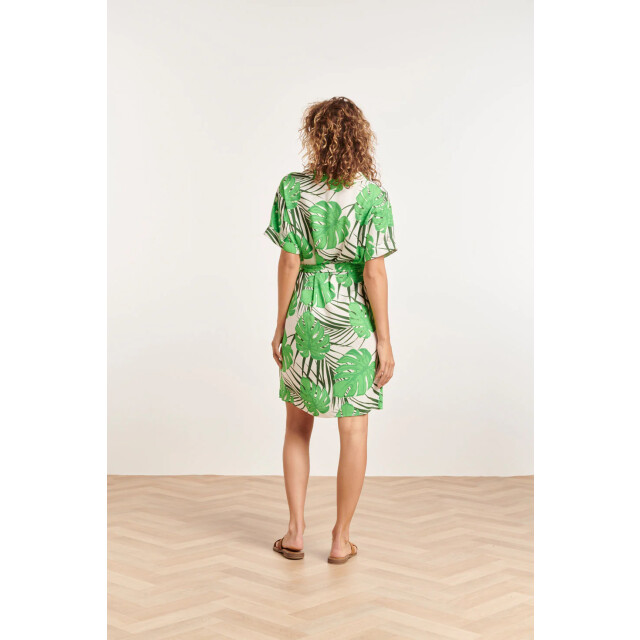 Smashed Lemon 24331 kort blad patroon overhemd jurk | 24331-000-530 large