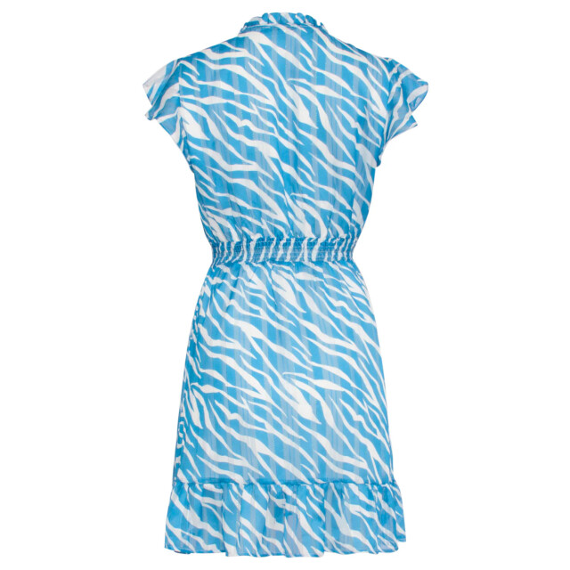 Smashed Lemon 24333 kort zomers jurkje met helder animal print | 24333-000-630 large