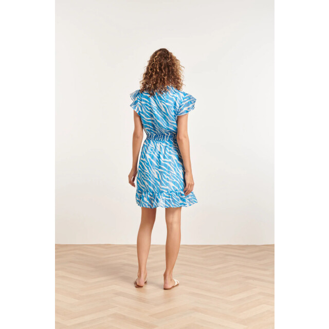 Smashed Lemon 24333 kort zomers jurkje met helder animal print | 24333-000-630 large