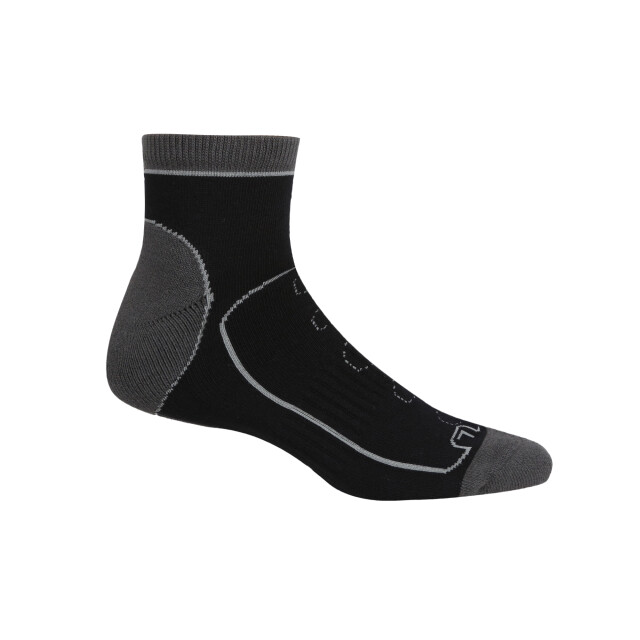Regatta Heren samaris trail enkelsokken (pak van 2) UTRG5816_blackdarksteel large
