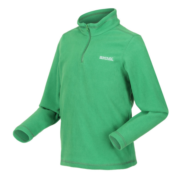 Regatta Geweldige outdoors kinder hot shot ii half zip fleece hoodie UTRG1422_fieldgreen large