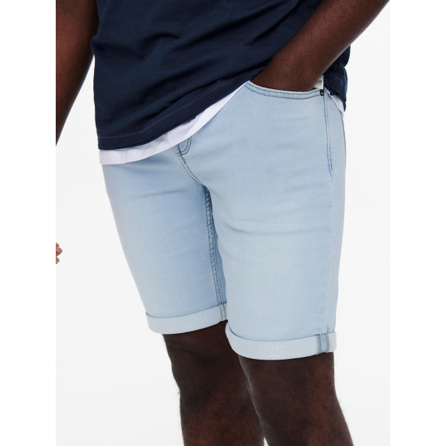 Only & Sons Onsply life blue jog shorts pk8587 22018587 large