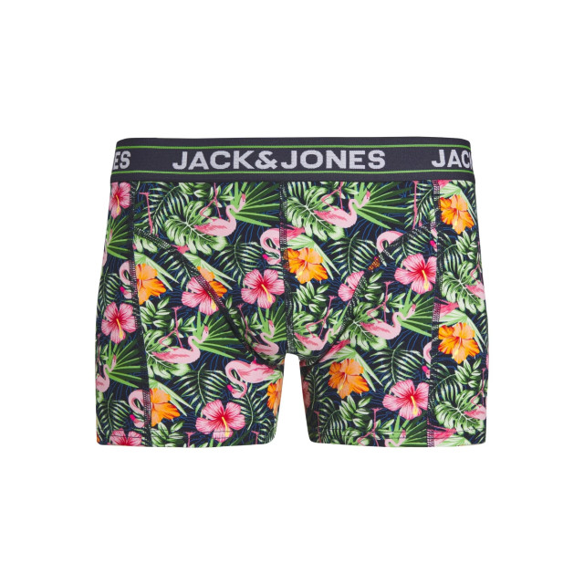 Jack & Jones Boxershorts jongens trunks jacpink flamingoprint 3-pack 12257185 large