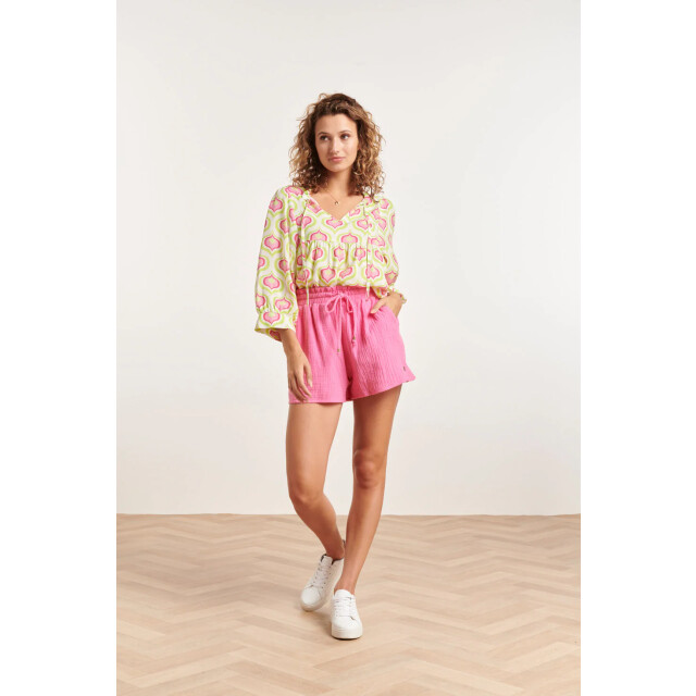 Smashed Lemon 24336 retro bedrukte top | 24336-000-998 large