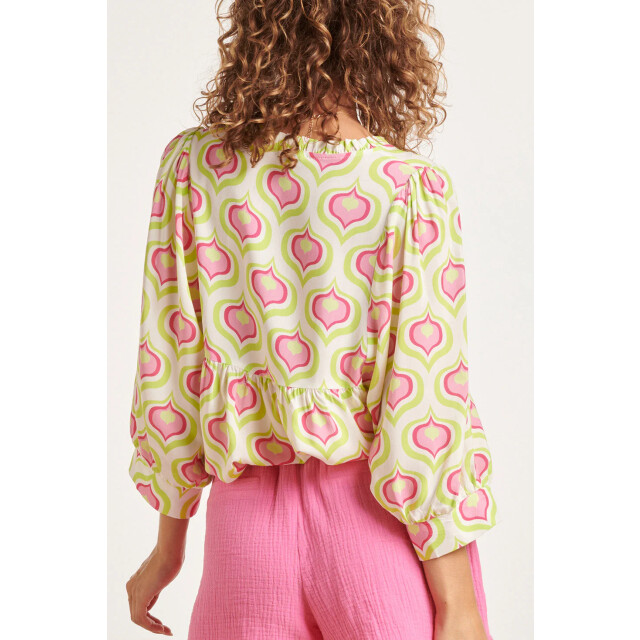 Smashed Lemon 24336 retro bedrukte top | 24336-000-998 large