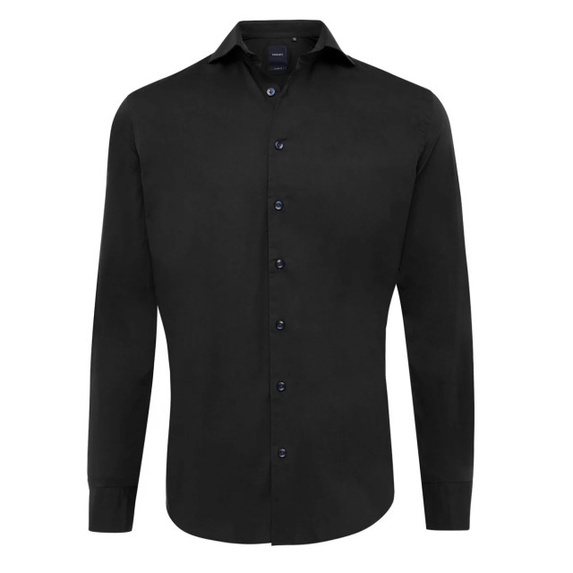 Tresanti Nilo | stretch overhemd zwart TRSHZZ001-300 large