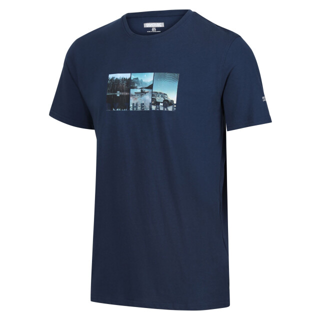 Regatta Heren breezed iv landschap t-shirt UTRG9874_moonlightdenim large