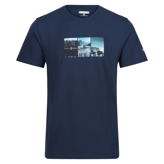 Regatta Heren breezed iv landschap t-shirt UTRG9874_moonlightdenim large