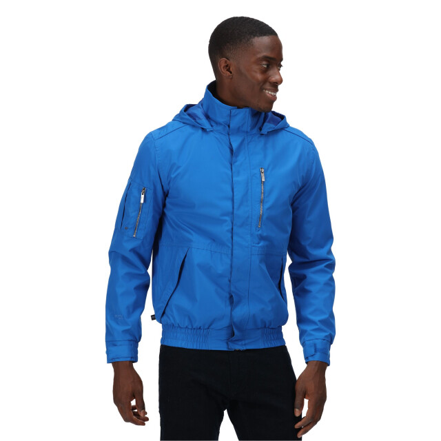 Regatta Heren feelding linear waterdichte bomber jas UTRG7702_lapisblue large