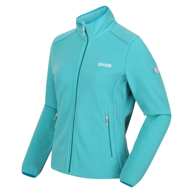 Regatta Dames floreo iv full zip fleece jas UTRG7390_turquoise large