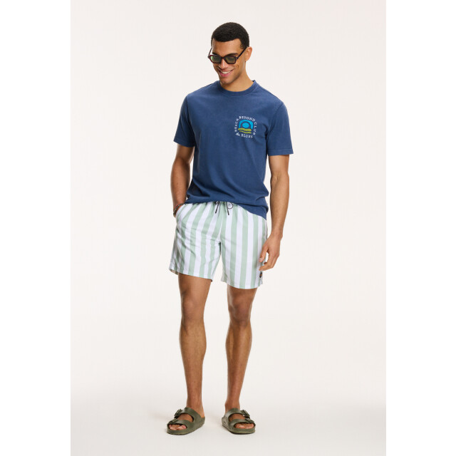 Shiwi Heren zwemshort broad stripe 1441100200-708 large