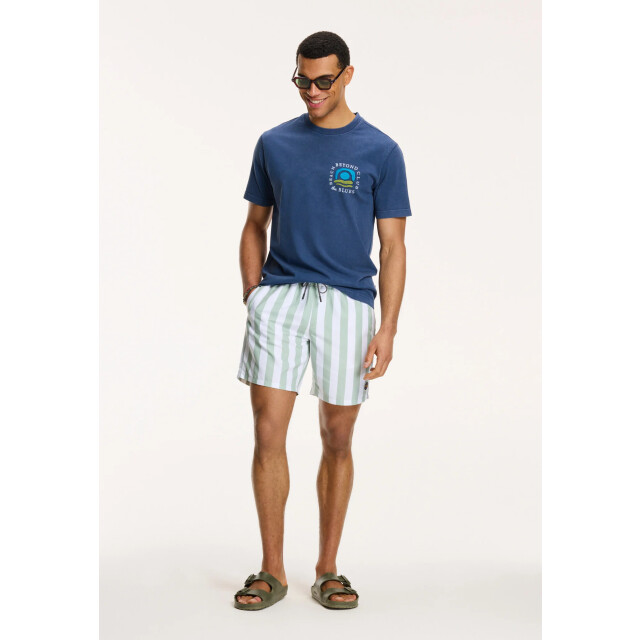 Shiwi Heren zwemshort broad stripe 1441100200-708 large