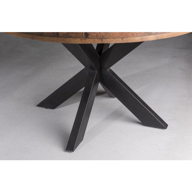 Livingfurn eetkamertafel dakota rond mangohout 150 cm - 2058410 large