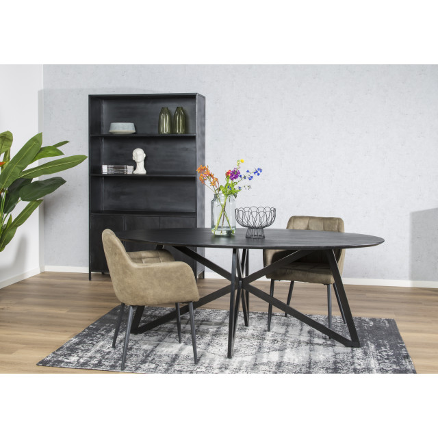 Livingfurn eetkamertafel oslo web acasia hout 200 cm 2059311 large