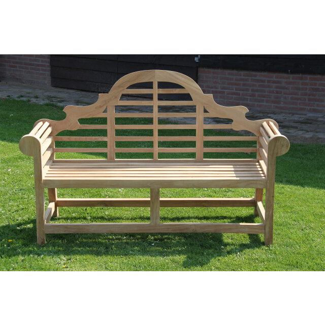 Livingfurn tuinbank marlboro bench 45x150x90 teakhout 2058481 large