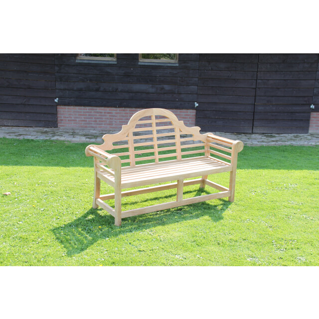 Livingfurn tuinbank marlboro bench 45x150x90 teakhout 2058481 large