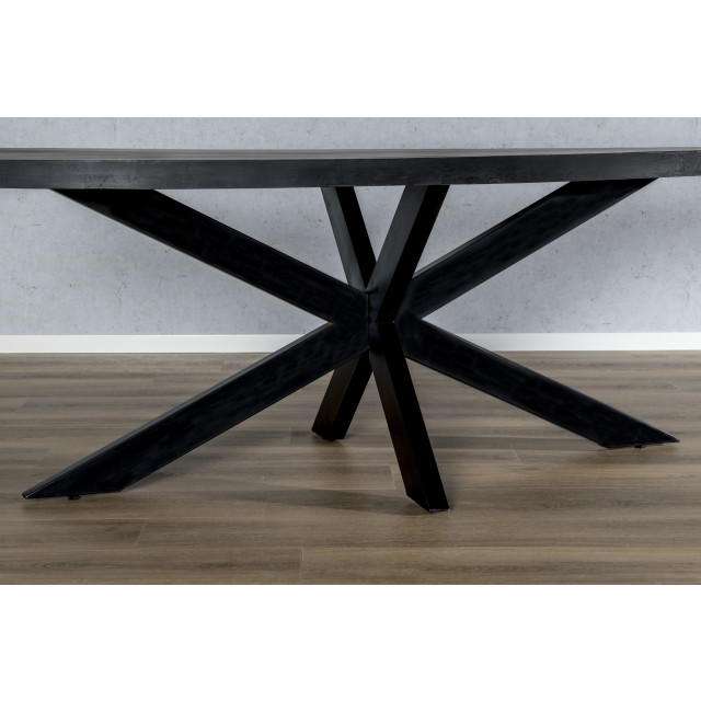 Livingfurn ovale eetkamertafel - mango hout 240 cm 2058992 large