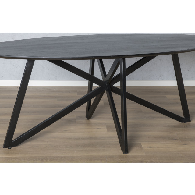 Livingfurn eetkamertafel oslo web acasia hout 200 cm 2059311 large