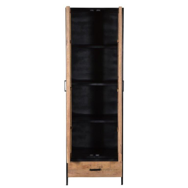 Livingfurn kabinetkast sturdy 2 deurs 65x200cm mangohout 2059287 large