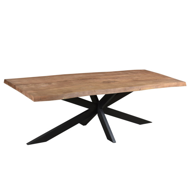 Livingfurn eetkamertafel nairobi tree top 200cm mangohout - 2061605 large