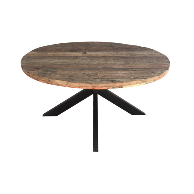 Livingfurn eetkamertafel dakota rond mangohout 150 cm - 2058410 large
