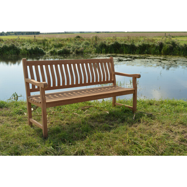 Livingfurn tuinbank patrick 5 200 cm teakhout 2638179 large