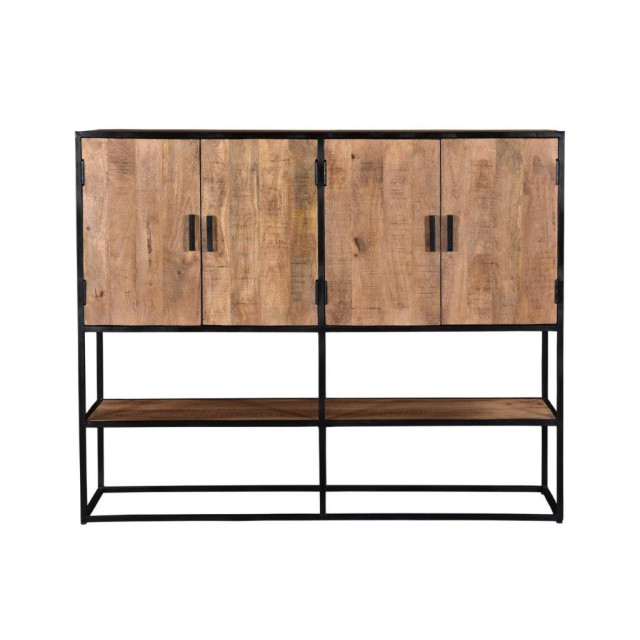 Livingfurn dressoir sturdy 4 doors 160cm mangohout 2059286 large