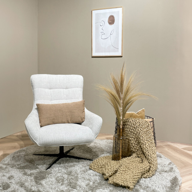 Livingfurn fauteuils naomi pearl - stof 2834840 large