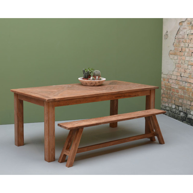 Livingfurn eetkamertafel berlian teakhout 240cm - 2058657 large