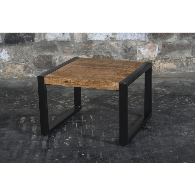 Livingfurn salontafel nairobi 60x60x40cm mangohout 2059054 large