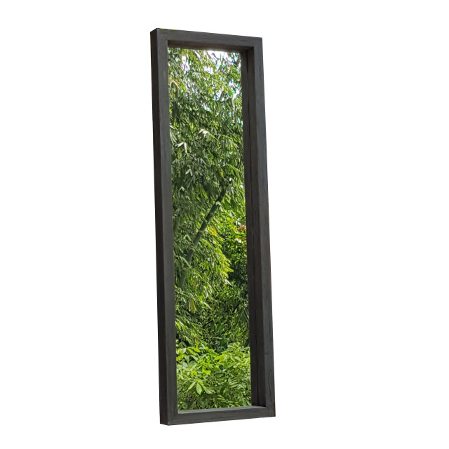 Livingfurn spiegels mirror fumar 200x70x8 teakhout 2061595 large