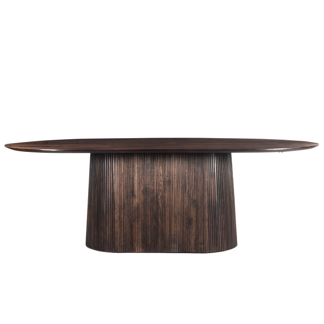 Livingfurn eetkamertafel salvator walnut 200cm mangohout 2630752 large