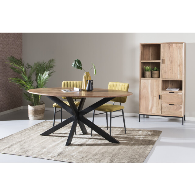Livingfurn eetkamertafel oslo acasia hout 180cm - 2059207 large