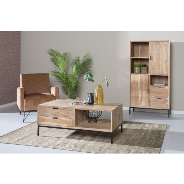 Livingfurn salontafel oslo 60x120x45cm acasiahout 2059230 large