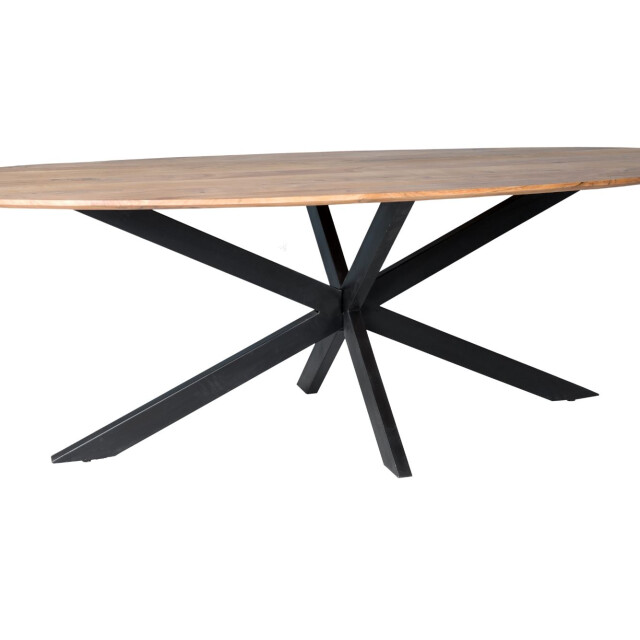 Livingfurn eetkamertafel oslo acasia hout 180cm - 2059207 large