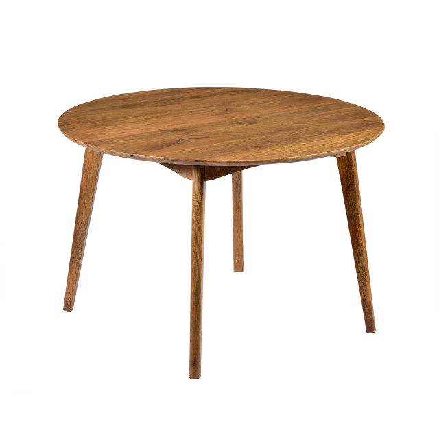 Livingfurn eetkamertafel elias round 120cm mangohout 2638553 large