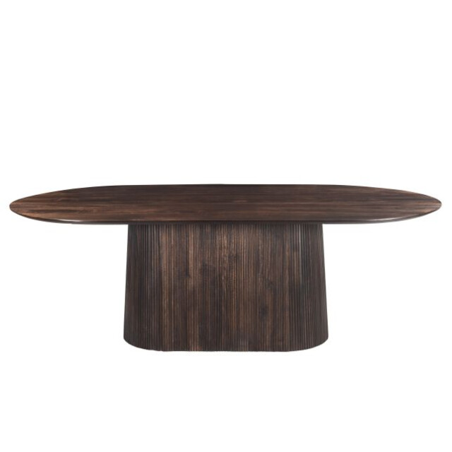 Livingfurn eetkamertafel salvator walnut 230cm mangohout 2630738 large