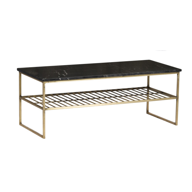 Livingfurn salontafel dian goud 40x90x35 marmer 2059249 large