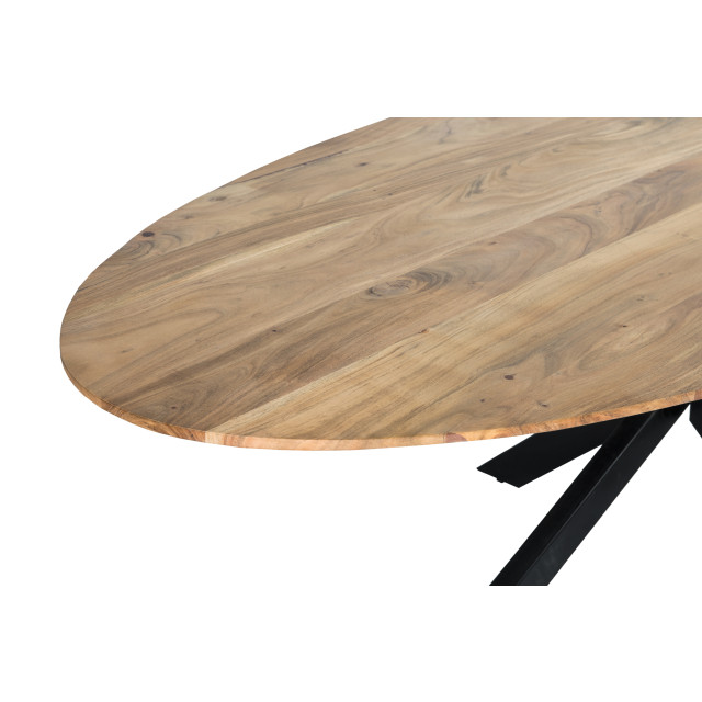 Livingfurn ovale eetkamertafel acasia hout 210 cm - 2058954 large