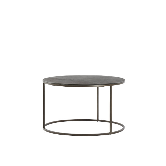 Light & Living salontafel s/2 Ø61x37+Ø76x41 cm talca donker 2883509 large